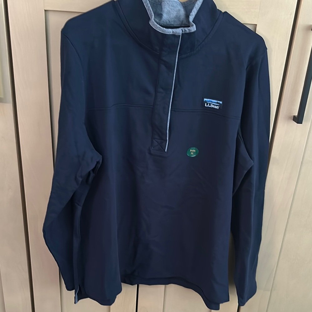 L.L. Bean Navy Pullover